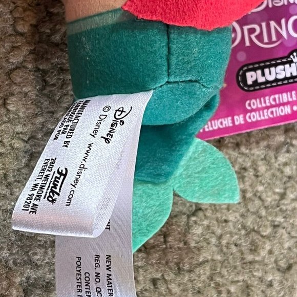 2 New Funko Plush Lot Plushies Disney Princess RAPUNZEL Tangled & Little Mermaid - Picture 4 of 4